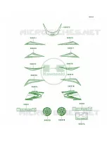 DecalsGreenA8F pour Kawasaki KFX90 2010