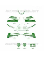 DecalsGreenAAFCN pour Kawasaki KFX90 2010