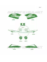 DecalsGreenABF pour Kawasaki KFX90 2010