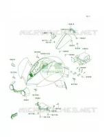 Front Fenders pour Kawasaki KFX90 2010