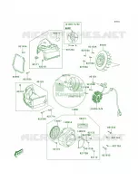 Generator pour Kawasaki KFX90 2010