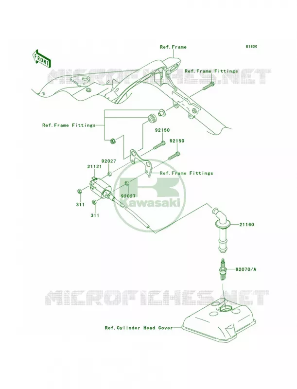 Ignition System Kawasaki QUAD 450 2009 KFX450R  KSF450B9F