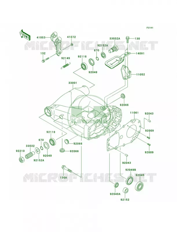 Swingarm Kawasaki QUAD 700 2009 KFX700  KSV700B9F