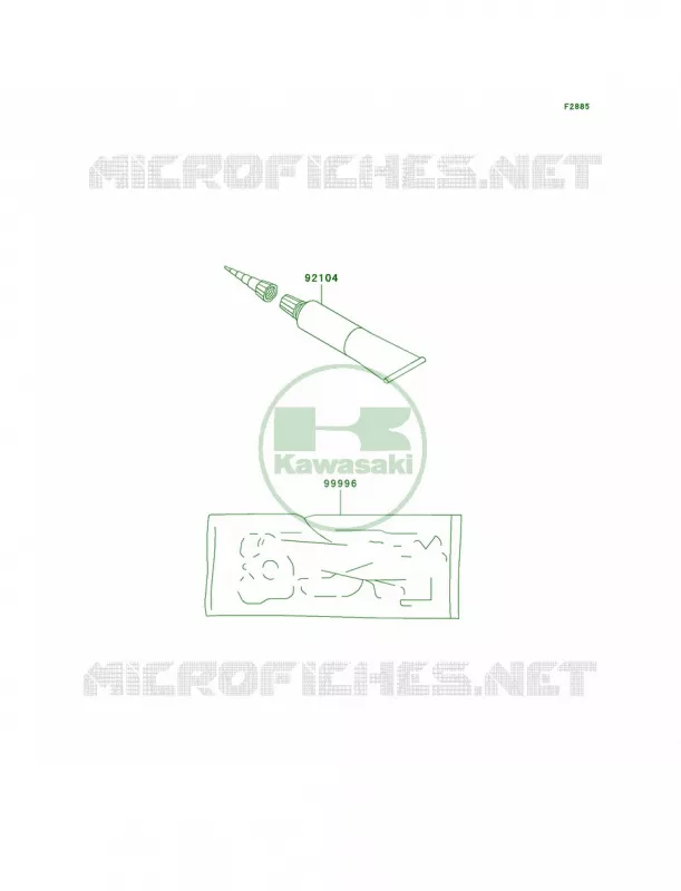 Gasket Kit Kawasaki QUAD 80 2005 KFX80  KSF80-A3