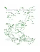 Frame pour Kawasaki KFX700 V Force 2004
