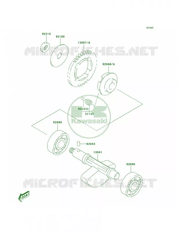Balancer Kawasaki QUAD 400 2003 KFX400  KSF400-A1