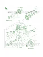 Crankshaft pour Kawasaki Lakota Sport 2002