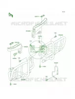 Footrests pour Kawasaki Lakota Sport 2002
