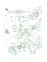 Starter Motor pour Kawasaki Lakota Sport 2002