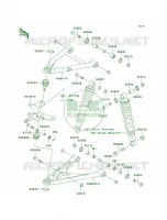 Suspension pour Kawasaki Lakota Sport 2002