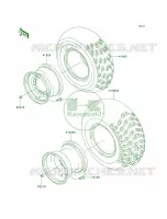 WheelsTires pour Kawasaki Lakota Sport 2002