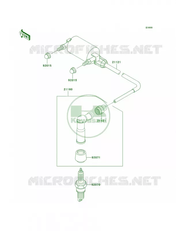 Ignition System Kawasaki QUAD 300 2002 Lakota Sport  KEF300-B2