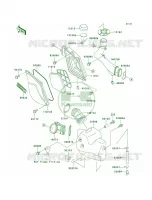 Air Cleaner pour Kawasaki Mojave 250 2002