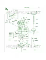 CarburetorKSF250 A15A16 pour Kawasaki Mojave 250 2002