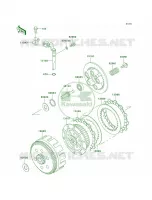 Clutch pour Kawasaki Mojave 250 2002