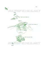 DecalsKSF250 A15 pour Kawasaki Mojave 250 2002