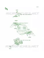 DecalsKSF250 A17 pour Kawasaki Mojave 250 2002