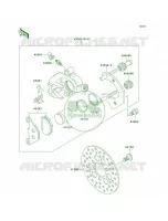 Front BrakeKSF250 A15 A17 pour Kawasaki Mojave 250 2002