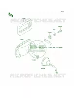 Headlights pour Kawasaki Mojave 250 2002