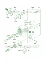 Kickstarter Mechanism pour Kawasaki Mojave 250 2002