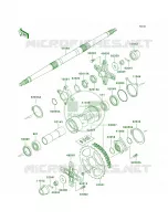 Rear Hub pour Kawasaki Mojave 250 2002