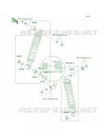 Shock Absorbers pour Kawasaki Mojave 250 2002