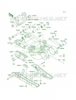 Swingarm pour Kawasaki Mojave 250 2002