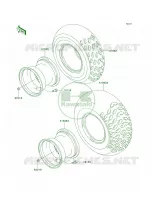 WheelsTires pour Kawasaki Mojave 250 2002