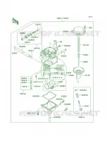 Carburetor pour Kawasaki Mojave 250 1999