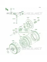 Clutch pour Kawasaki Mojave 250 1999