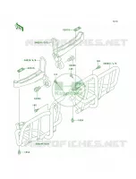 Footrests pour Kawasaki Mojave 250 1999