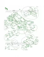 Frame Fittings pour Kawasaki Mojave 250 1999
