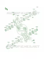 Front Hub pour Kawasaki Mojave 250 1999