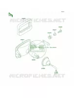 Headlights pour Kawasaki Mojave 250 1999