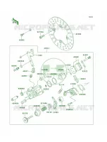 Rear Brake pour Kawasaki Mojave 250 1999