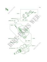 Crankshaft pour Kawasaki Teryx 750 FI 4x4 LE 2012
