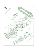 Driven ConverterDrive Belt pour Kawasaki Teryx 750 FI 4x4 Sport 2012
