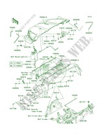 Front Fenders pour Kawasaki Teryx 750 FI 4x4 Sport 2012