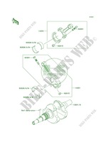 Crankshaft pour Kawasaki Teryx 750 FI 4x4 2011