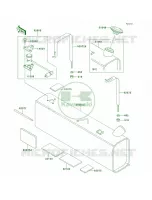 Fuel Tank pour Kawasaki MULE 2520 TURF 2007