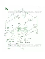 GuardsCab Frame pour Kawasaki MULE 2520 TURF 2007