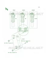 Shock Absorbers pour Kawasaki MULE 2520 TURF 2007