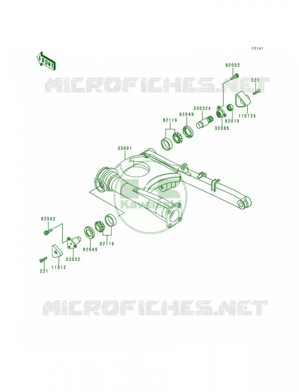 Swingarm Kawasaki MOTOS 1000 1995 Concours  ZG1000-A10