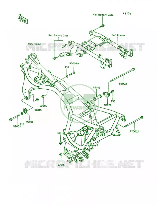 Frame Fittings Kawasaki MOTOS 1000 1994 Concours  ZG1000-A9