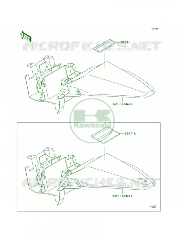 Labels Kawasaki MOTOS 110 2012 KLX110  KLX110DCF