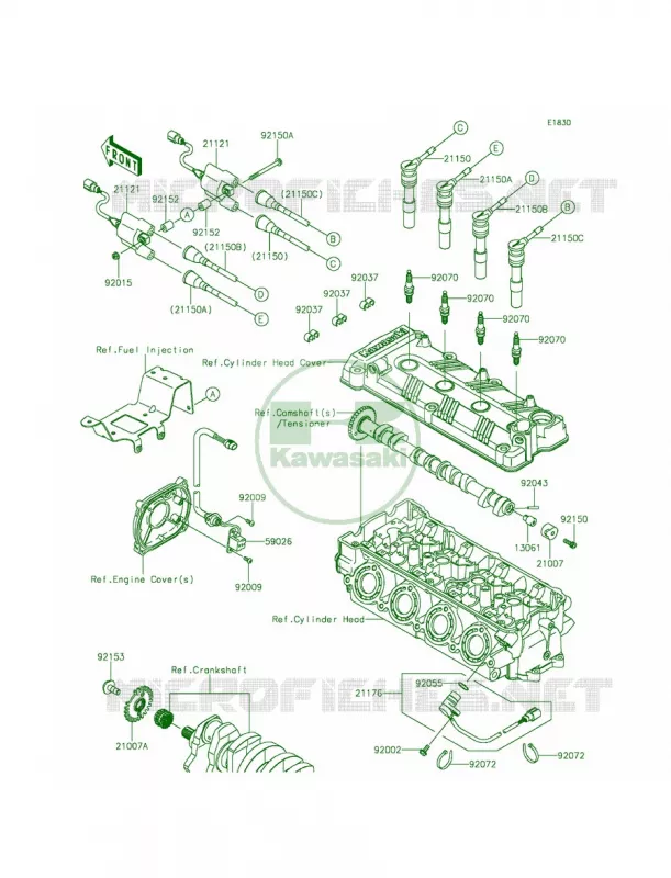 Ignition System Kawasaki JET SKI 1500 2014 ULTRA 310R  JT1500NEF