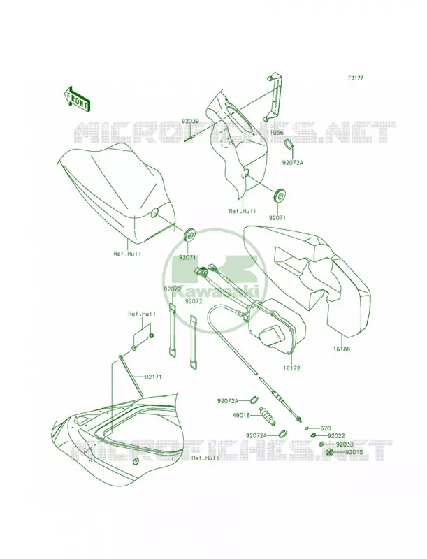 Control Kawasaki JET SKI 1500 2014 ULTRA 310X SE  JT1500PEF