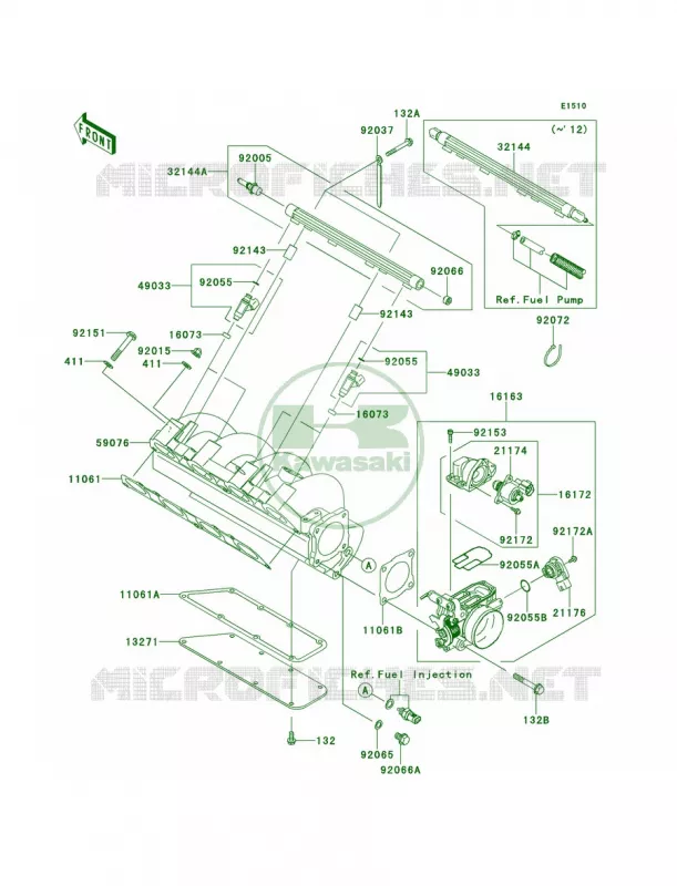 Throttle Kawasaki JET SKI 1500 2013 STX-15F  JT1500ADF