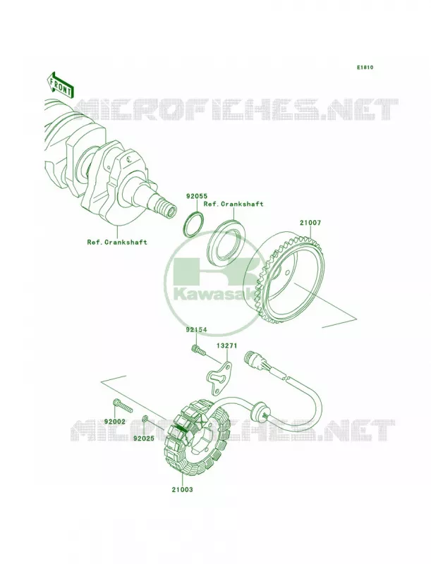Generator Kawasaki JET SKI 1500 2012 ULTRA LX  JT1500KCF