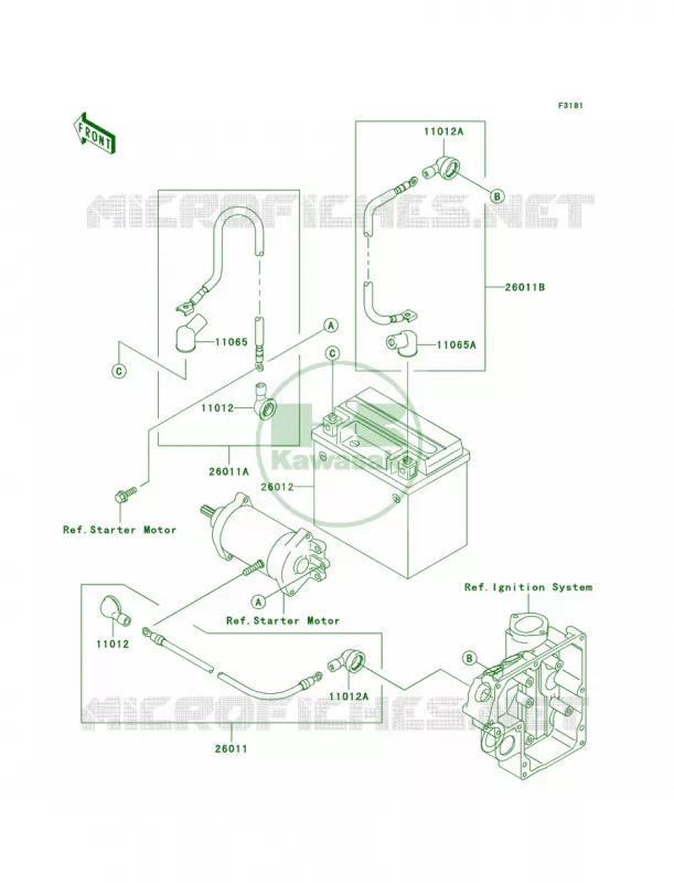 Electrical Equipment Kawasaki JET SKI 800 2011 800 SX-R  JS800ABF